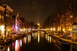 Amsterdam at night