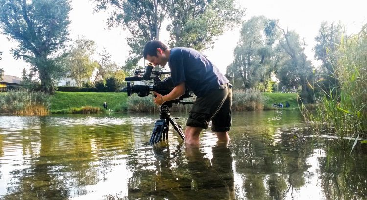 Camera guy in water
