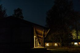 Camp Reinsehlen at night