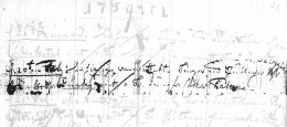 Registration of marriage in a church register